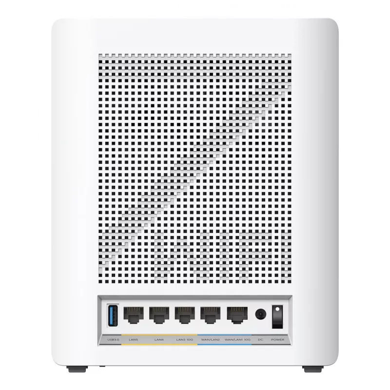 ASUS BQ16 maršrutizatorius triju juostų (2,4 GHz / 5 GHz / 6 GHz) Wi-Fi 7 (802.11be) baltas 12 vidinių antenų