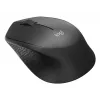 Pelė Logitech M330 SILENT PLUS – belaidė RF, dešinei rankai, 1000 DPI, 3 mygtukai, slinkimo ratukas, juoda, maitinama baterija