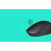 Pelė Logitech M330 SILENT PLUS – belaidė RF, dešinei rankai, 1000 DPI, 3 mygtukai, slinkimo ratukas, juoda, maitinama baterija