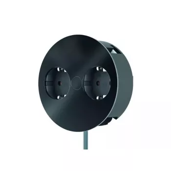 Bachmann Twist 931.150 ilgintuvas 2 m 2 kištukiniai lizdai (F tipas) juodas