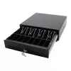 Elektrinis pinigų stalčius Olympia SD 330A, metalinis korpusas, 12–14 V, 335×330×104 mm, 2 raktai
