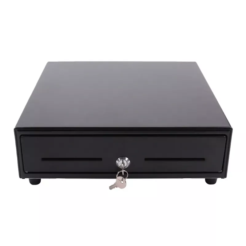 Elektrinis pinigų stalčius Olympia SD 330A, metalinis korpusas, 12–14 V, 335×330×104 mm, 2 raktai