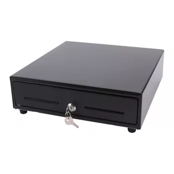 Elektrinis pinigų stalčius Olympia SD 330A, metalinis korpusas, 12–14 V, 335×330×104 mm, 2 raktai