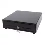 Elektrinis pinigų stalčius Olympia SD 330A, metalinis korpusas, 12–14 V, 335×330×104 mm, 2 raktai