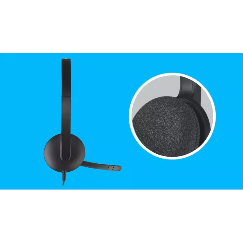 Ausinės Logitech H340 USB kompiuterinės ausinės