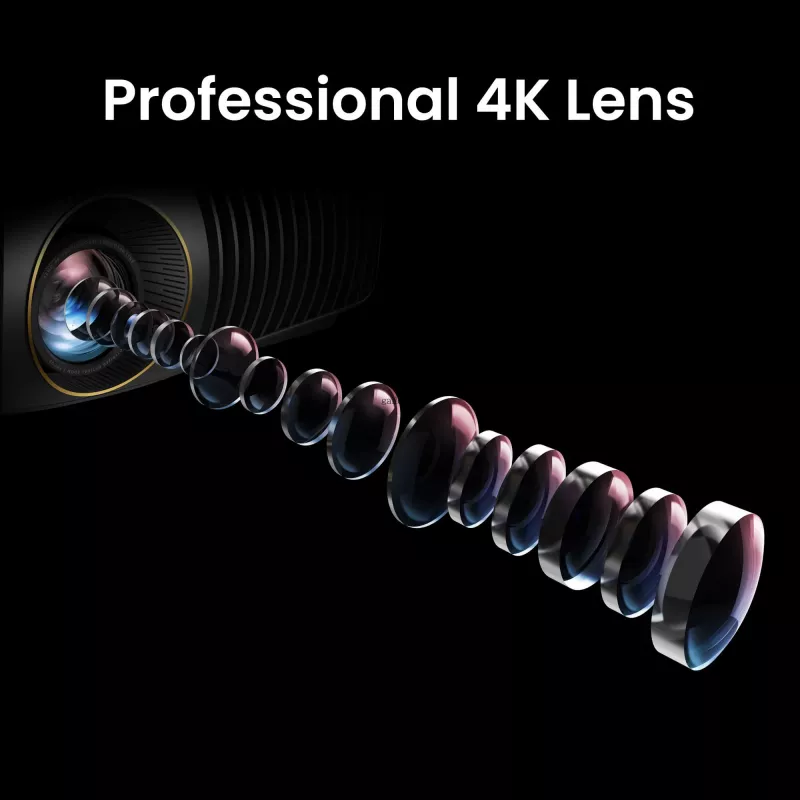 BenQ W5850 standartinio fokusavimo projektorius, 2600 ANSI liumenų, DLP, UHD 4K (3840x2160), 3D, juodas