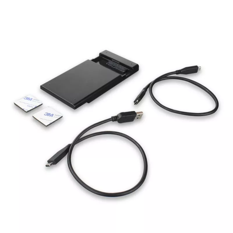 Išorinis HDD/SSD dėklas ACT AC1225 2.5 colio SATA USB-C 3.2 Gen2 juodas