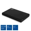 Išorinis HDD/SSD dėklas ACT AC1225 2.5 colio SATA USB-C 3.2 Gen2 juodas