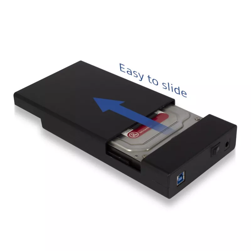 Išorinis HDD/SSD dėklas ACT AC1405 3.5 colio SATA USB 3.2 Gen1 juodas