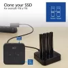 ACT M.2 NVMe/PCIe dviguba SSD dokavimo klonavimo stotelė, USB-C 3.2 Gen2