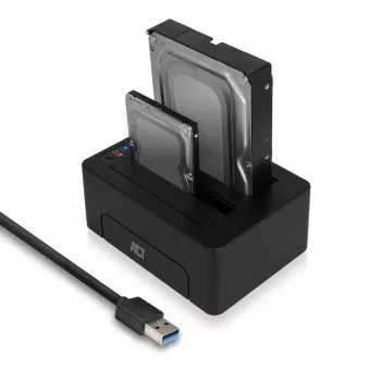 ACT AC1504 2,5 ir 3,5 colio SATA HDD/SSD doko stotelė, USB 3.2 Gen1