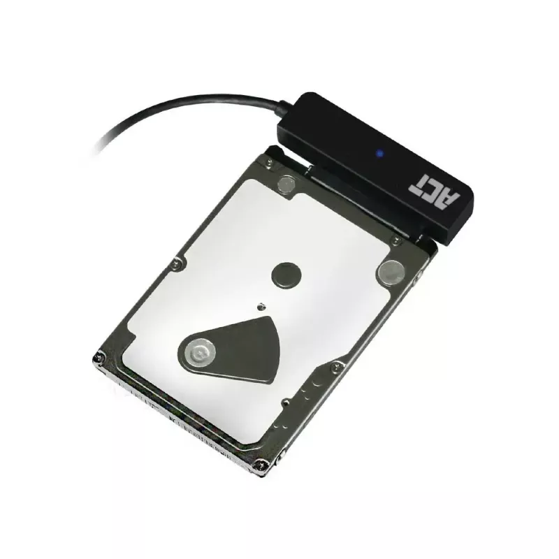 ACT USB-C adapterinis kabelis prie 2,5 colio SATA HDD/SSD AC1525 0,15 m Juoda