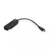 ACT USB-C adapterinis kabelis prie 2,5 colio SATA HDD/SSD AC1525 0,15 m Juoda