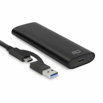 SSD korpusas ACT AC1615 USB-C M.2 NVMe PCIe 10 Gbit/s juodas