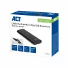 SSD korpusas ACT AC1615 USB-C M.2 NVMe PCIe 10 Gbit/s juodas