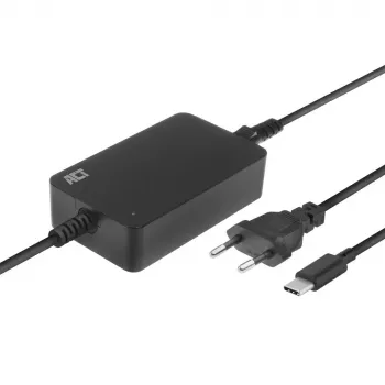 ACT AC2005 USB-C nešiojamojo kompiuterio kroviklis, Power Delivery profiliai, 65 W