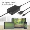 ACT AC2005 USB-C nešiojamojo kompiuterio kroviklis, Power Delivery profiliai, 65 W