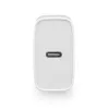 ACT kompaktiškas USB-C įkroviklis 20 W greitasis įkrovimas vidaus universalus baltas