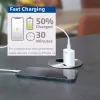 ACT kompaktiškas USB-C įkroviklis 20 W greitasis įkrovimas vidaus universalus baltas