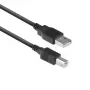 ACT USB 2.0 jungiamasis laidas A kištukas - B kištukas 1 m Juoda