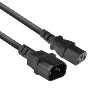 Maitinimo laidas C13 C14 juodas 1,8 m ACT Powercord