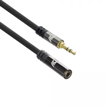 ACT 5 metrų aukštos kokybės garso ilginamasis kabelis 3,5 mm stereo lizdas vyriškas - moteriškas