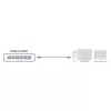 ACT Black 2.0 m U/UTP CAT6 jungiamasis kabelis su RJ45 jungtimis