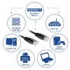 ACT Black 10.0 metro U/UTP CAT6 pataisos laidas su RJ45 jungtimis