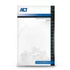 ACT Modular CAT5E RJ-45 jungtis ACT AC4110 vyriška sidabrinė skaidri 10 vnt.