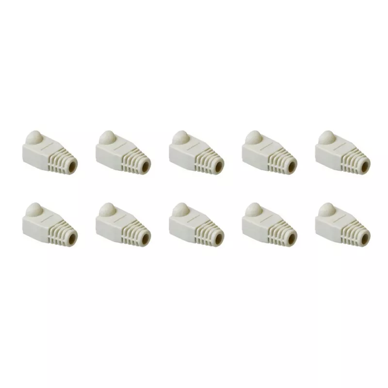 ACT RJ45 kabelio gaubtai, pilki, 10 vnt.