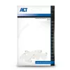 ACT RJ45 kabelio gaubtai, pilki, 10 vnt.