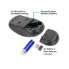 Belaidė pelė ACT Wireless Mouse 1600 DPI, tylus spustelėjimas, ekologiška, iš perdirbtų medžiagų