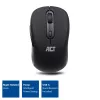 Belaidė pelė ACT Wireless Mouse 1600 DPI optinė dešinei rankai 4 mygtukai