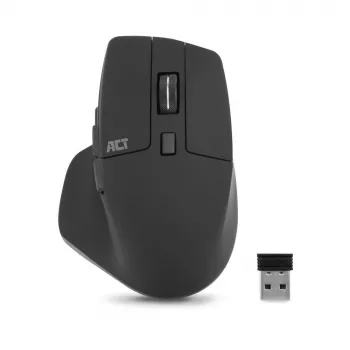 ACT AC5146 belaidė pelė Bluetooth / USB-A, 2400 DPI, tylūs mygtukai, ekologiška
