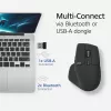 ACT AC5146 belaidė pelė Bluetooth / USB-A, 2400 DPI, tylūs mygtukai, ekologiška