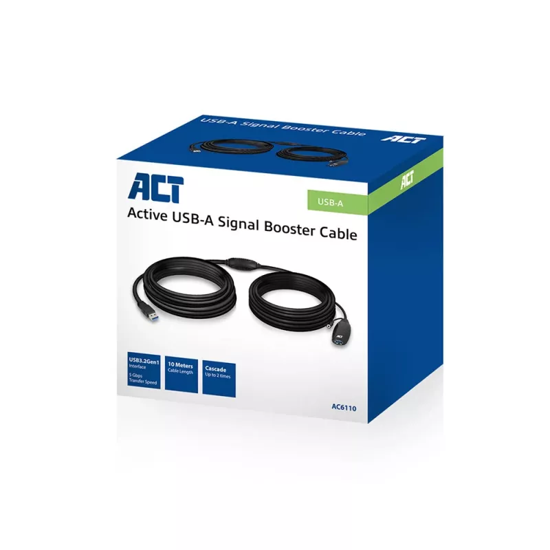 USB stiprintuvas ACT AC6110 10 metrų
