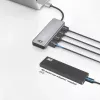 USB Hub ACT AC6121 Type-A 5000 Mbit/s Aliuminis