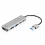 USB šakotuvas ACT AC6125 3.2 Gen 1 Type-A 5000 Mbit/s Pilka