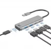 USB šakotuvas ACT AC6125 3.2 Gen 1 Type-A 5000 Mbit/s Pilka