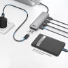 USB šakotuvas ACT AC6125 3.2 Gen 1 Type-A 5000 Mbit/s Pilka