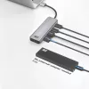 USB šakotuvas ACT AC6125 3.2 Gen 1 Type-A 5000 Mbit/s Pilka