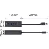 ACT AC6300 USB 3.2 Gen 1 4 prievadų USB šakotuvas (USB Type-A, 5000 Mbit/s, juodas)