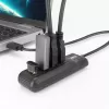 ACT AC6320 USB 3.2 Gen 1 Type-A šakotuvas 4 prievadai 5 Gbps juodas