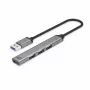 ACT AC6325 USB 3.2 Gen 1 Type-A USB šakotuvas 5000 Mbit/s Pilka