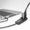 ACT AC6420 USB-C 4 prievadų USB-A šakotuvas USB 3.2 Gen 1 5 Gbps juodas