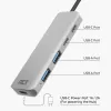 ACT AC7072 USB 3.2 Gen 1 Type-C šakotuvas 5000 Mbit/s juoda pilka