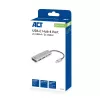 ACT AC7072 USB 3.2 Gen 1 Type-C šakotuvas 5000 Mbit/s juoda pilka