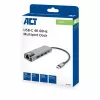 ACT USB-C 4K dokavimo stotelė 1 HDMI monitoriui, Ethernet, USB-A, PD perdavimas
