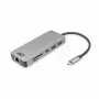 ACT AC7092 USB-C 4K HDMI Ethernet USB-A kortelių skaitytuvas – 7 viename dokavimo stotelė