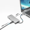 ACT AC7092 USB-C 4K HDMI Ethernet USB-A kortelių skaitytuvas – 7 viename dokavimo stotelė